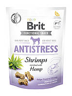 Ласощі Brit Care Functional Snack Antistress Shrimps д/собак напіввологі д/заспокоєння креветки 150 г c