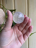 Куля сфера гірський кришталь натуральний сфера куля шар з гірського кришталю 37 мм., фото 8