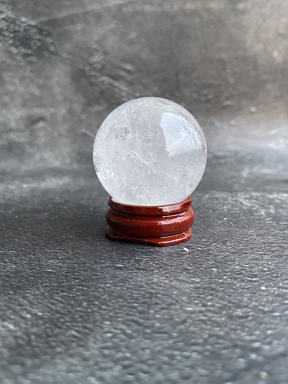 Куля сфера гірський кришталь натуральний сфера куля шар з гірського кришталю 37 мм., фото 1