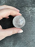 Куля сфера гірський кришталь натуральний сфера куля шар з гірського кришталю 37 мм., фото 5