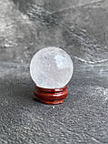 Куля сфера гірський кришталь натуральний сфера куля шар з гірського кришталю 37 мм., фото 2