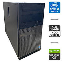 Компьютер Dell OptiPlex 9020 Tower / Intel Core i7-4790 (4 (8) ядра по 3.6 - 4.0 GHz) / 16 GB DDR3 / 256 GB