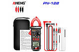 Токовимірні кліщі ANENG PN128 (AC/DC — 600A; AC/DC - 600V; 40МОм; 4mF; 4 МHz; 1000°C) NCV, фото 5