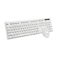 Беспроводная Клавиатура и Мышь XO KB-02 Цвет Белый p
