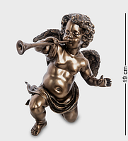 Статуэтка Veronese Ангел с трубой 19 см 1906300 бронзовое покрытие *