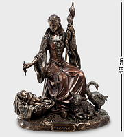 Статуэтка Veronese Фригг - богиня любви и брака 19х12х16 см 1904298 полистоун покрытый бронзой *