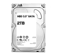 Жёсткий диск 3.5" SATA 2TB в ассортименте (Western Digital, Seagate, Toshiba, Hitachi, Samsung, ...) бу #