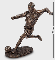 Статуэтка Veronese Футболист 21х17,5 см 1902295 полистоун покрытый бронзой *