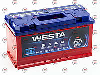 Аккумулятор Westa 110Ач (920А) EFB (Start-Stop) Евро прав +