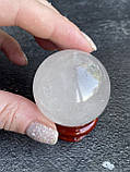 Куля сфера гірський кришталь натуральний сфера куля шар з гірського кришталю 39 мм., фото 2