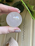Куля сфера гірський кришталь натуральний сфера куля шар з гірського кришталю 39 мм., фото 8