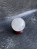 Куля сфера гірський кришталь натуральний сфера куля шар з гірського кришталю 39 мм., фото 6