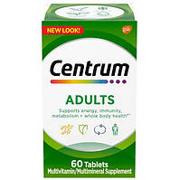 Мультивитамины для Взрослых Centrum Adults Multivitamin & Multimineral Supplement 60шт