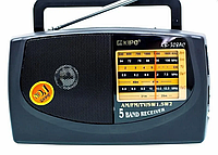 Многочастотный радиоприемник с мощным приемом сигнала в ретро-стиле, Мини радио KIPO KB-308AC с fm тюнером