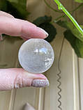 Куля сфера гірський кришталь натуральний сфера куля шар з гірського кришталю 34 мм., фото 7