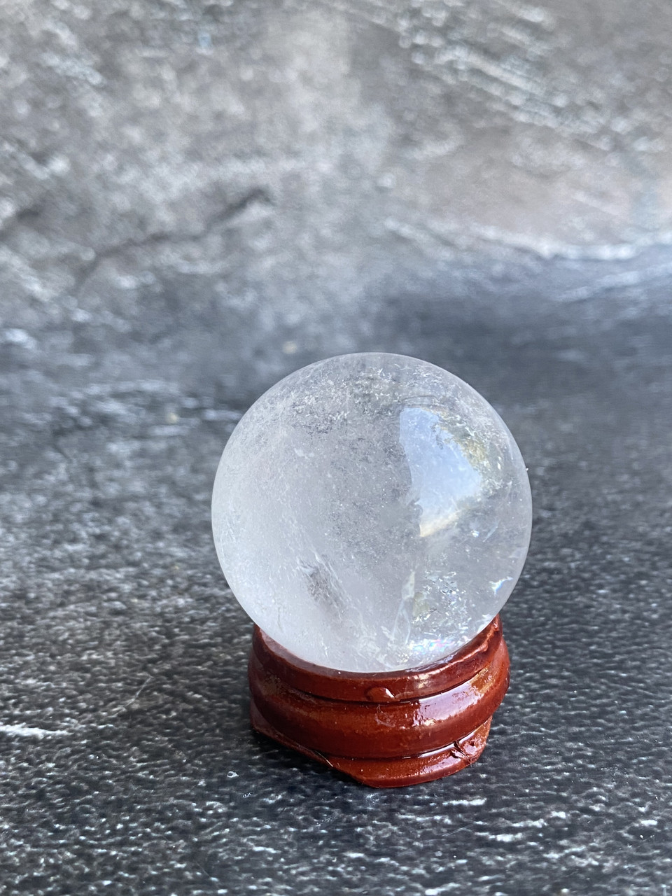 Куля сфера гірський кришталь натуральний сфера куля шар з гірського кришталю 34 мм., фото 1