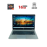 Ультрабук Б-класс HP EliteBook 735 G5 / 13.3" (1920x1080) IPS / AMD Ryzen 7 PRO 3700U (4 (8) ядра по 2.3 - 4.0