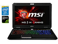 Ігровий ноутбук MSI GT60 2QD Dominator / 15.6" (1920x1080) IPS / Intel Core i7-4710MQ (4 (8) ядра по 2.5 - 3.5 GHz) / 16 GB DDR4 /