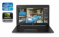 Ноутбук рабочая станция HP zBook Studio G3 / 15.6" (1920x1080) IPS / Intel Core i7-6820HQ (4 (8) ядра по 2.7 -