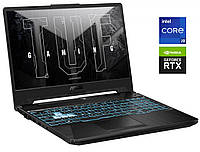 Игровой ноутбук Asus TUF Gaming F15 FX506H / 15.6" (1920x1080) IPS / Intel Core i9-11900H (8 (16) ядер по 2.5