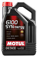 Моторное масло MOTUL 6100 SYN-NERGY 5W30 4L