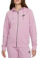 Кофта жіночі Nike Hooded Sweatshirt Sportswear Essential (DX2317-522) S рожевий z19-2024