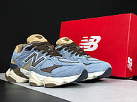 Мужские кроссовки New Balance 9060 синие спортивные кроссовки нью баланс повседневные кроссовки на лето