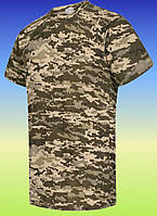 Тактическая хлопковая футболка прямого кроя пиксель/футболка тактическая ВСУ
