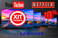 Телевизор Samsung 42 дюймов Smart TV UHD Android 13 Wi-Fi 4K новинка 2024 ,тонкая рамка + 2 пульта
