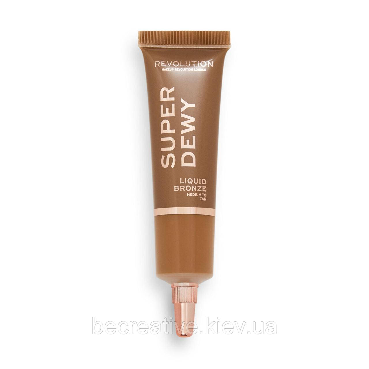 Рідкий бронзатор для обличчя Makeup Revolution Superdewy Liquid Bronzer (Medium to Tan)