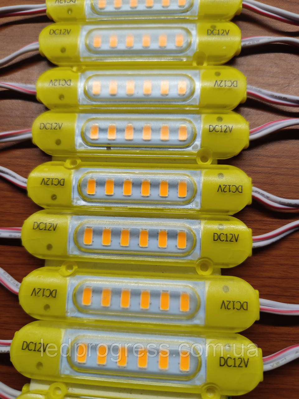 Світлодіодний модуль 5730 12В жовтий