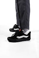 Кеди чоловічі Vans  Knu Skool Black кросівки чоловічі Vans
