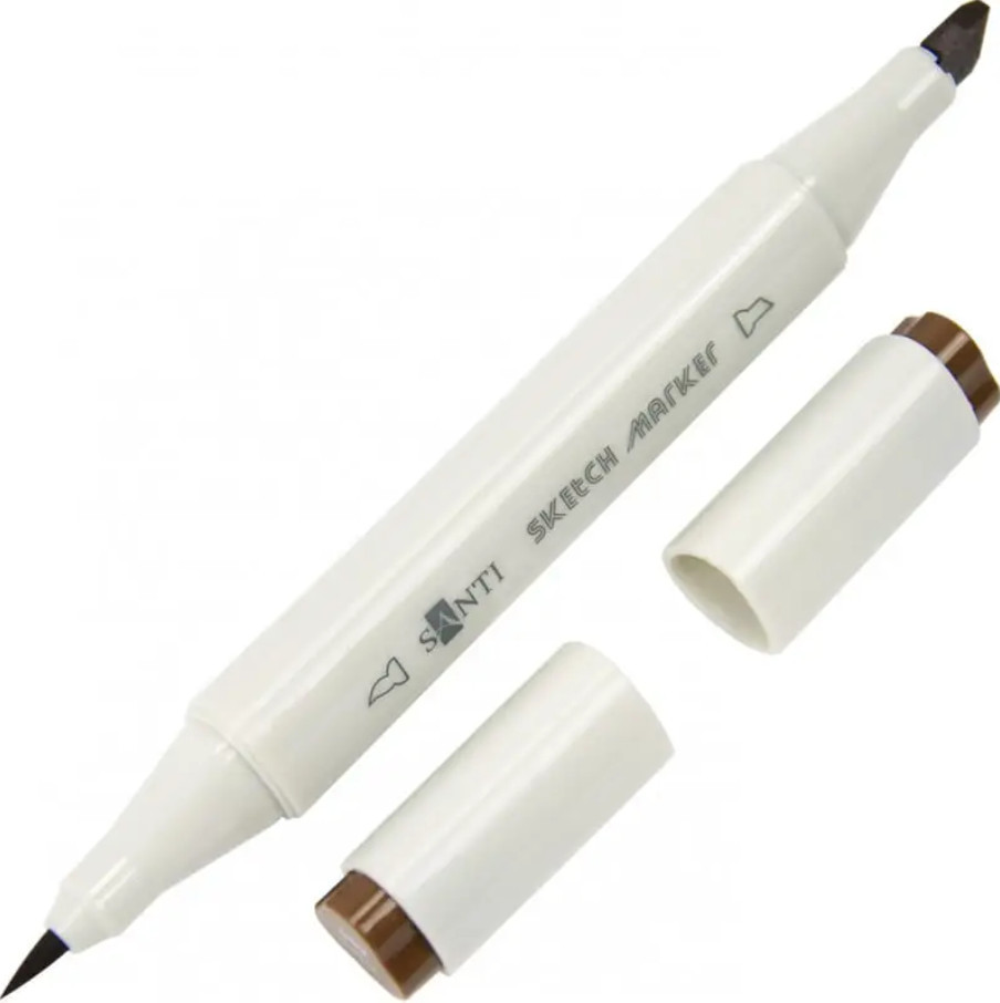 Маркер акварельний Кавовий SANTI sketch