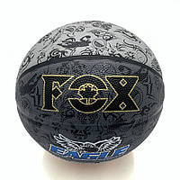 Мяч баскетбольный Fox ball №7 Newt NE-BAS-1027, черно-серый, Toyman