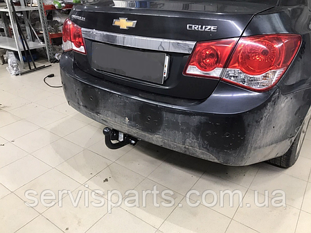 Фаркоп Chevrolet Cruze 2009- (Шевроле Круз) польський, гак на болтах, фото 1