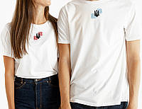 Парные футболки ВЫШИВКА "Тризуб з українським орнаментом" Код/Артикул 168