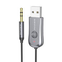 Bluetooth-ресивер Borofone BC44 Metal Grey (BC44MG)