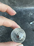Куля сфера гірський кришталь натуральний сфера куля шар з гірського кришталю 29 мм., фото 3