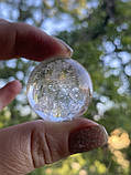 Куля сфера гірський кришталь натуральний сфера куля шар з гірського кришталю 29 мм., фото 7