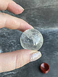 Куля сфера гірський кришталь натуральний сфера куля шар з гірського кришталю 29 мм., фото 4