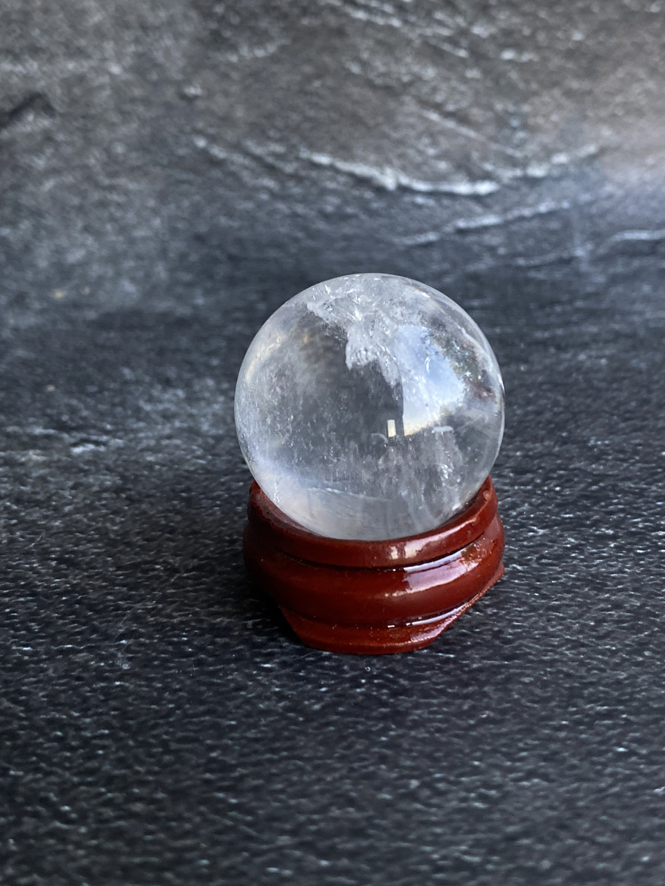 Куля сфера гірський кришталь натуральний сфера куля шар з гірського кришталю 29 мм., фото 1