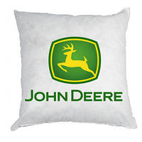 Подушка габардин John Deere logo