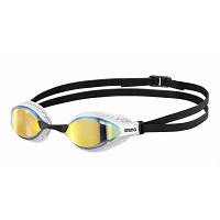 Очки для плавания Arena Air-Speed Mirror 003151-202 жовтий, мідно-білий OSFM (3468336362778) l