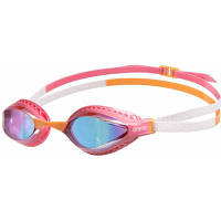 Очки для плавания Arena Air-Speed Mirror 003151-109 рожевий, білий, помаранчевий OSFM (3468337319597) l