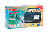 Багаточастотний радіоприймач із потужним прийманням сигналу в ретростилі, Міні радіо Kipo KB-409AC з fm тюнером, фото 10