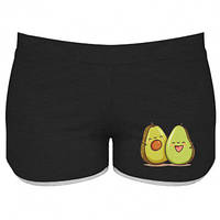 Женские шорты Влюбленные половинки авокадо