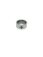 Кольцо на палец Jewelry медицинская сталь с черным крестом мушкетеров R3422 14р (43мм) 14-0227