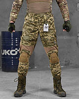 Тактические брюки с наколенниками Рип стоп пиксель, Мужские армейские штаны летняя военная одежда
