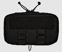 Подсумок под телефон U-WIN Черный Cordura 500, Органайзер с кавером-дождевиком для ВСУ SPARK