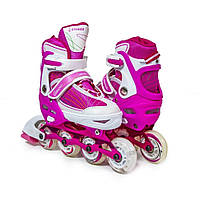 Детские раздвижные ролики Caroman Sport Bambi 348816597-M размер 31-35, Land of Toys